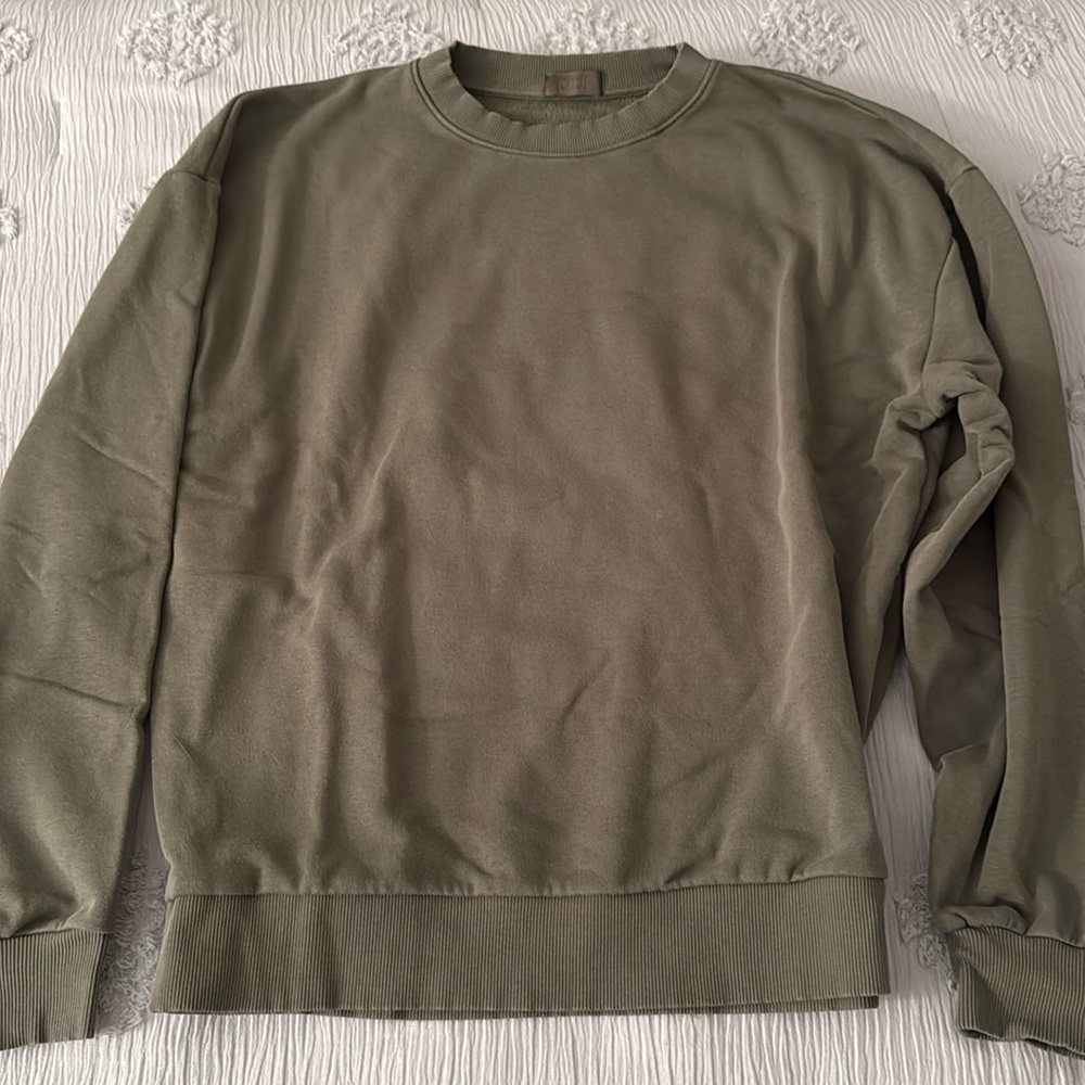 Original Nuuds Green Sage Crewneck Sweatshirt Cotton Polyester Women’s Small S